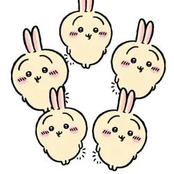 暴れるうさぎ ちいかわ