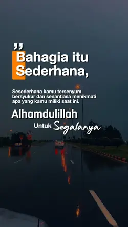 Bahagia itu sederhan
