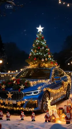 Christmas car