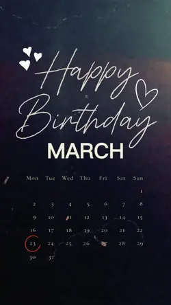 23 March Birthday
