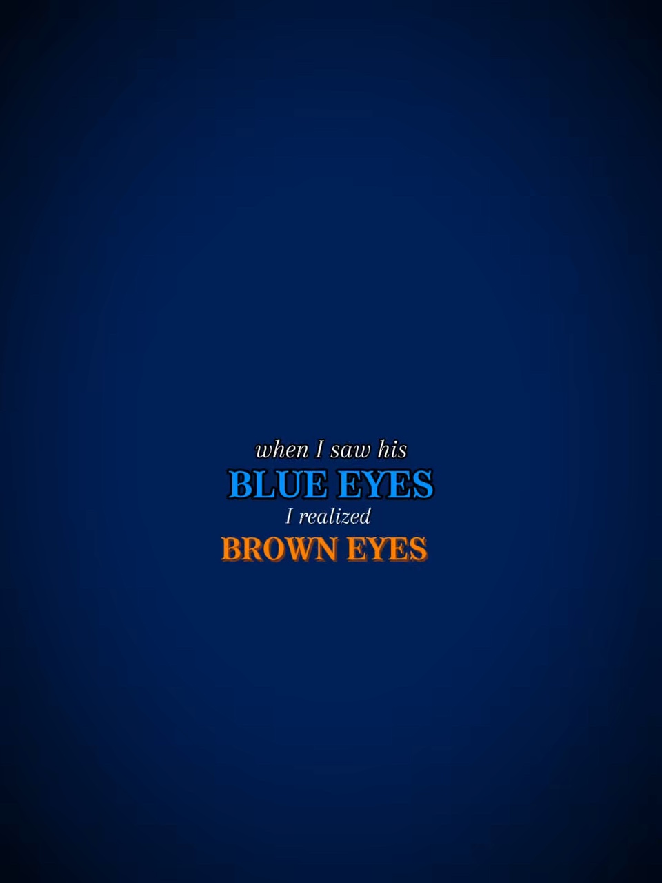 Olhos azuis