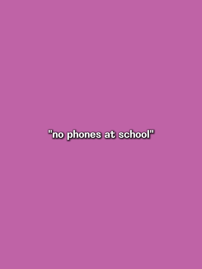pas de téléphone à l'école 
