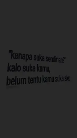 Kenapa suka 