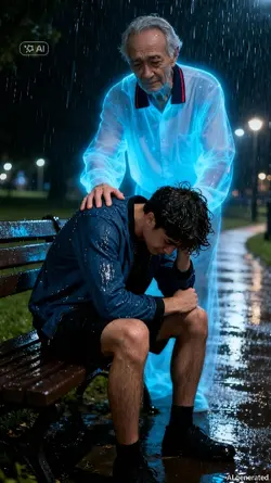 sad father 