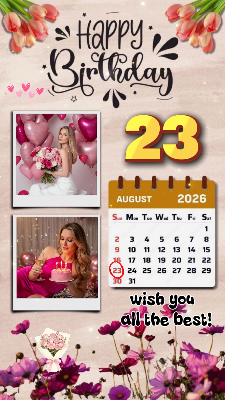 HBD 23 août 2026