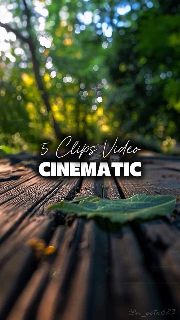 5 Vidéos Cinématiques 