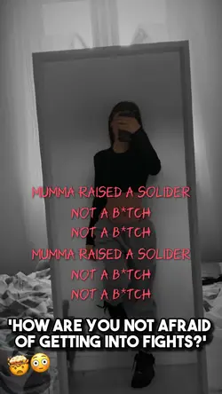 Raised a soldier😤