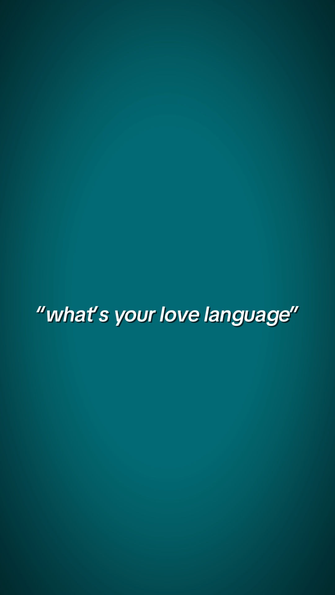 Meine Sprache der Liebe