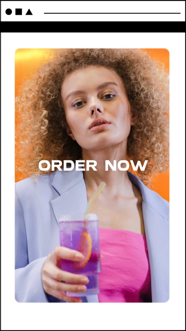 Boissons Produit Léger Tâches faciles à ouvrir Afficher le style TikTok