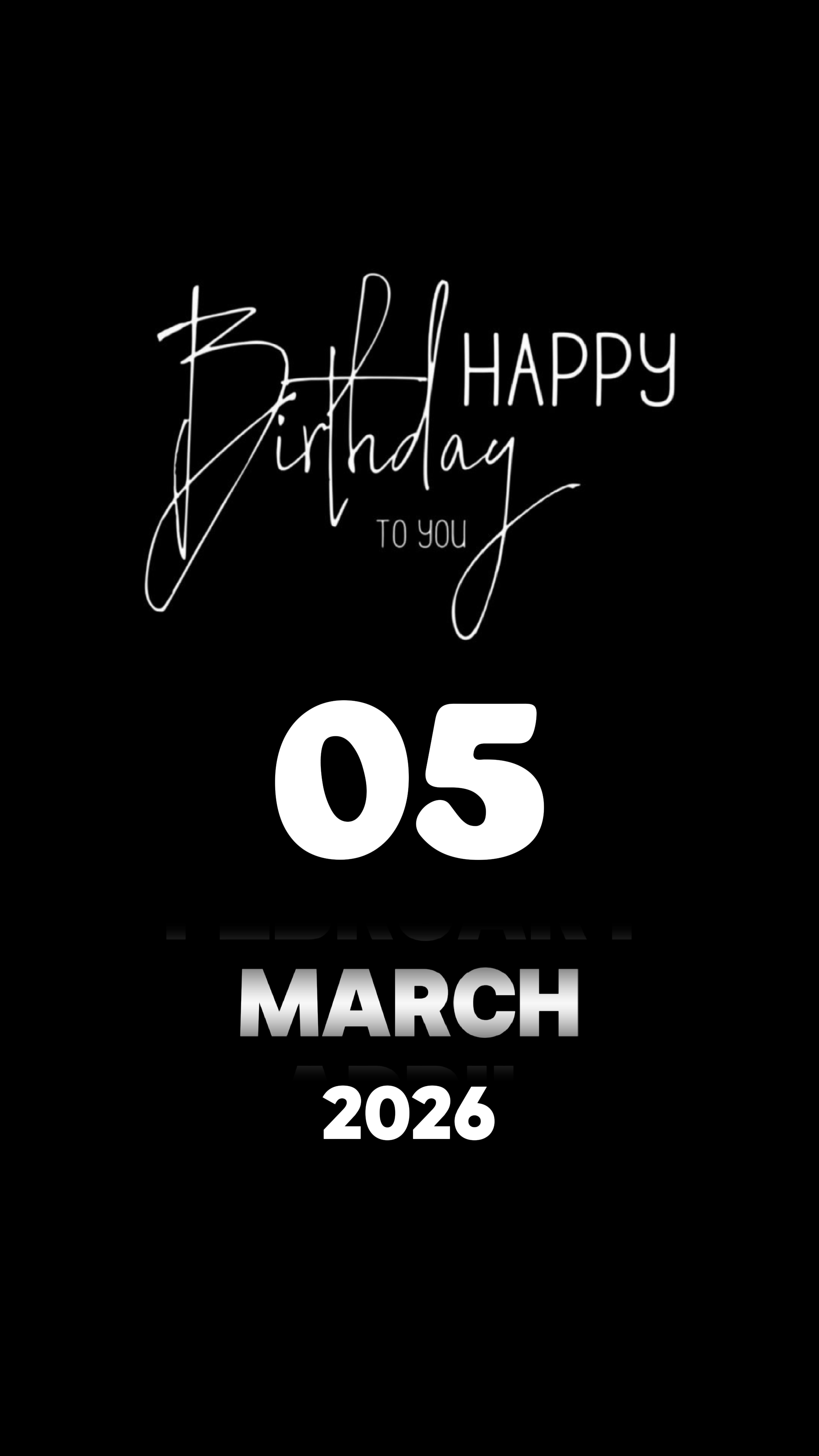 HBD 5 MARET 2026