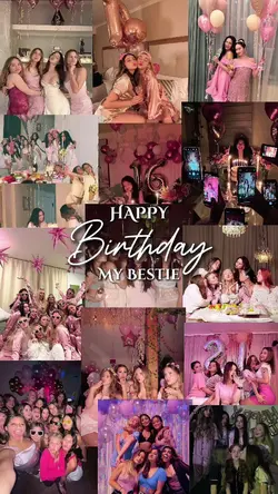 Birthday collage