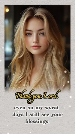 THANK YOU LORD
