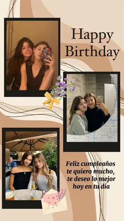 Feliz día amiga 