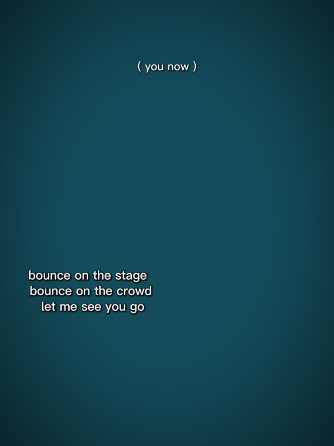 BOUNCEONTHESTAGE