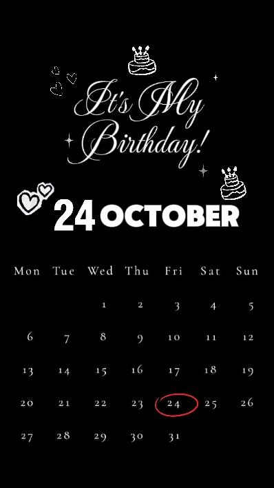 Birthday 24 October 