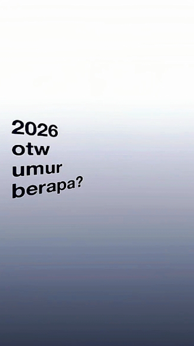 Kamu umur berapa 