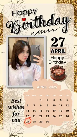 27 APRIL HBD 2025
