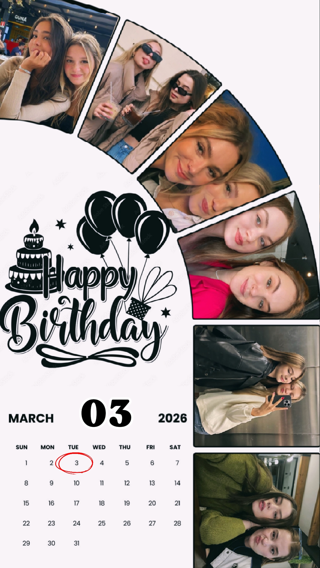 CUMPLEAÑOS 03 DE MARZO 