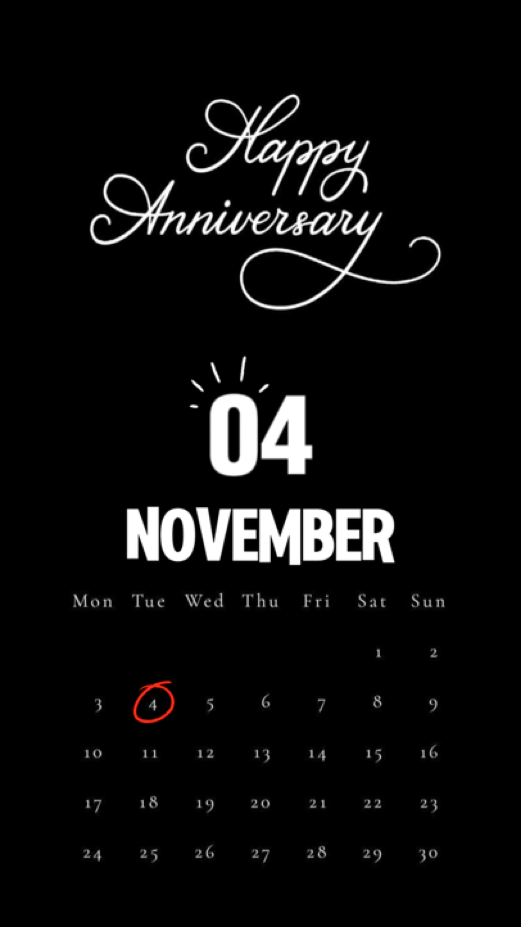 ANNIV 04 DE NOVIEMBRE