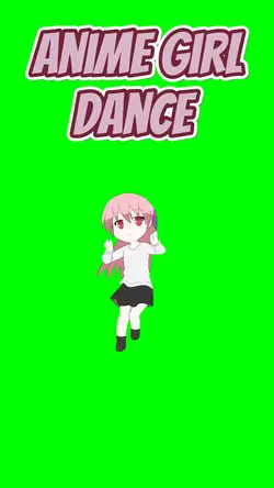 Anime girl dance