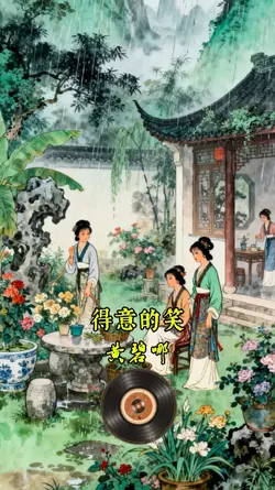 得意的笑