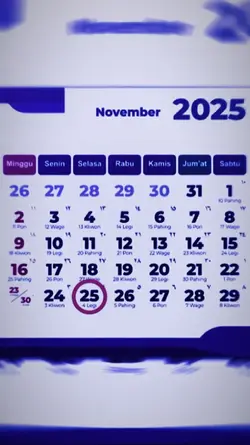 hari guru 25 Nov