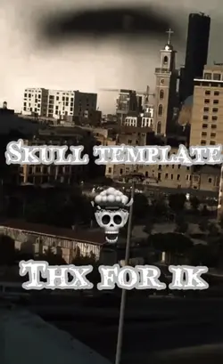 Skull template