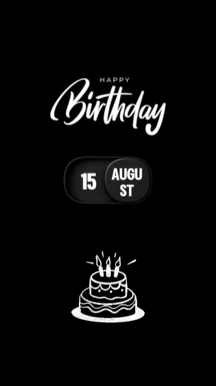 BIRTHDAY 15 AUGUST