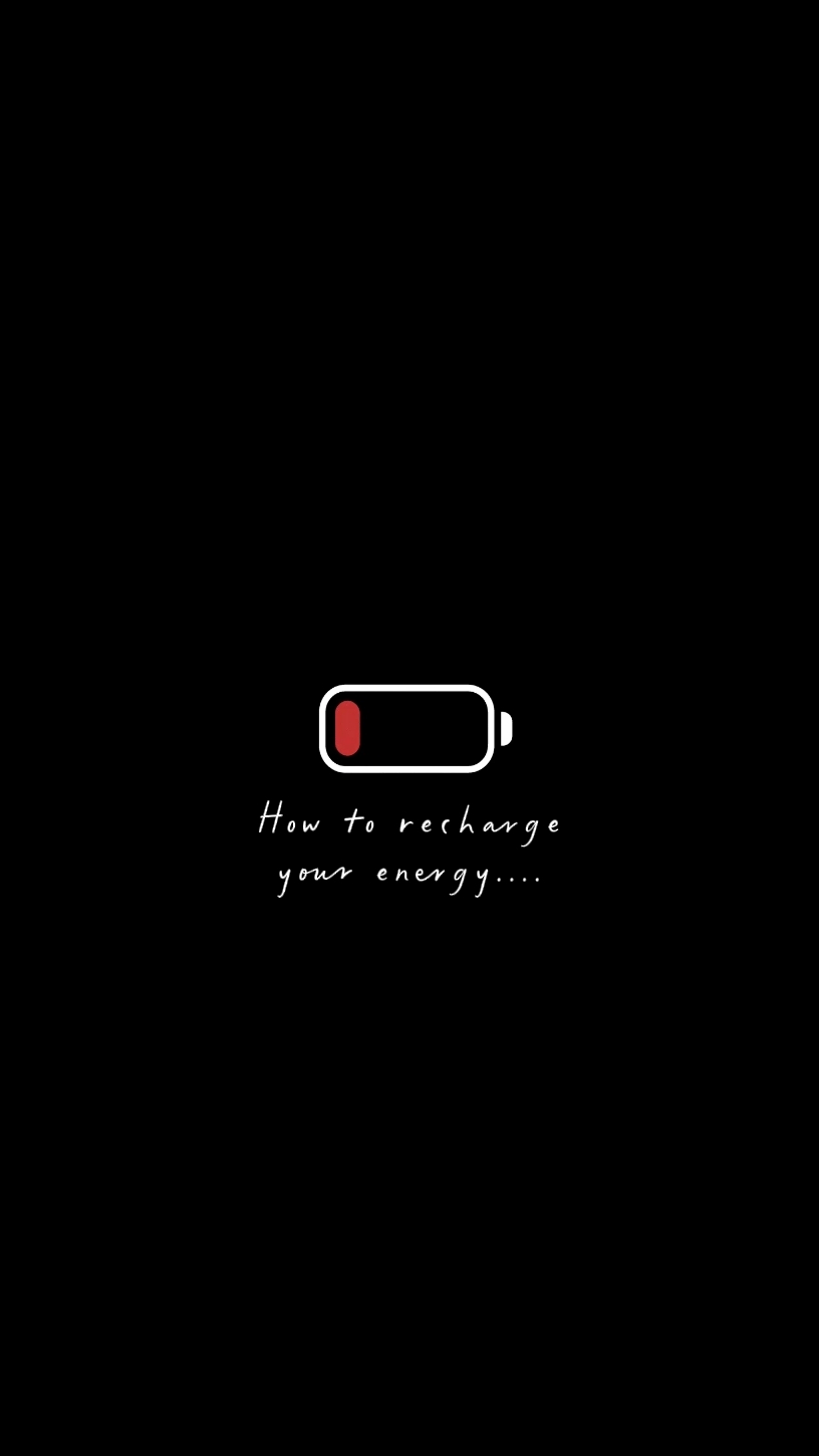 Recarga tu energía