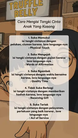 mengisi tangki anak