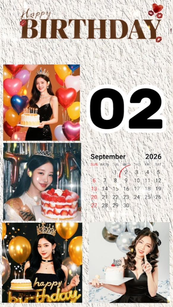 Geburtstag 2. September