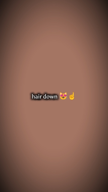 Haare runter 