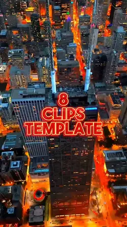 8 clips template