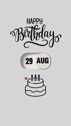 HBD 29 AUGUST 2026