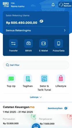 brimo saldo Mei 2025
