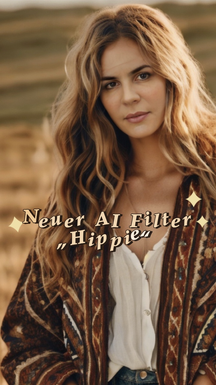 Ich als „Hippie“ AI