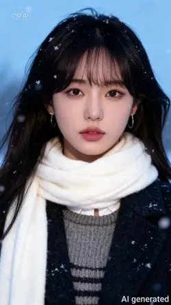 Ghép ảnh tuyết rơi