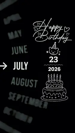 bday july 23 2026