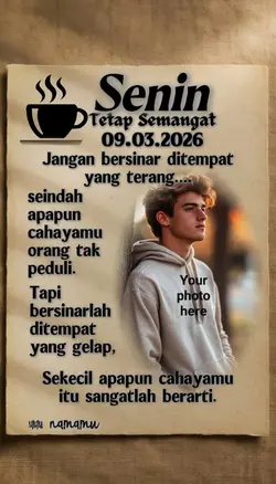status hari Senin