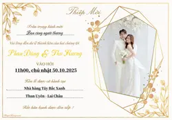 Mẫu thiệp cưới