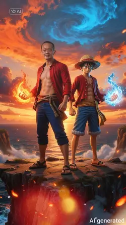 One piece AI D.Luffy