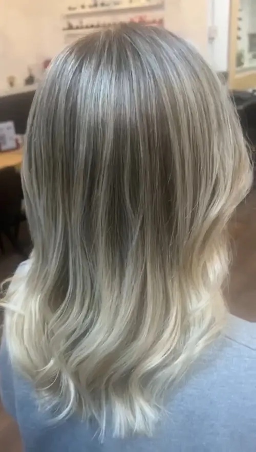 Before after hair 
