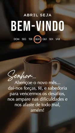 Bem-vindo Abril 