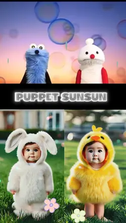 パペットスンスン❣️別々踊ってもok