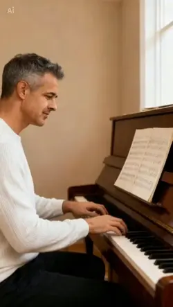 Tocando piano