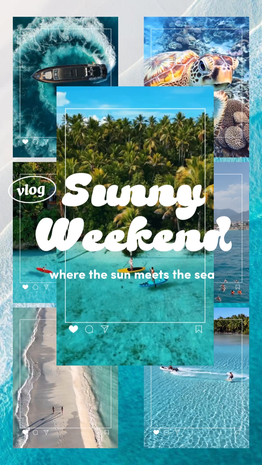 Vlog de fin de semana soleado