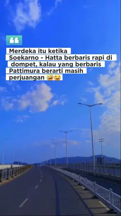 merdeka itu...