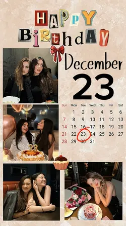HBD 23 DECEMBER 