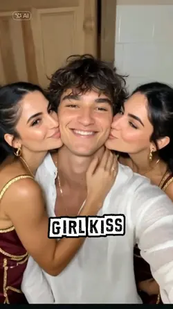 Girl kiss