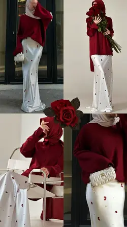 Kırmızı renk şablon